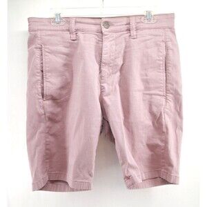 Mavi Jeans‎ Jacob Stretch Shorts Pink Flat Khaki Chinos Mens Size 31